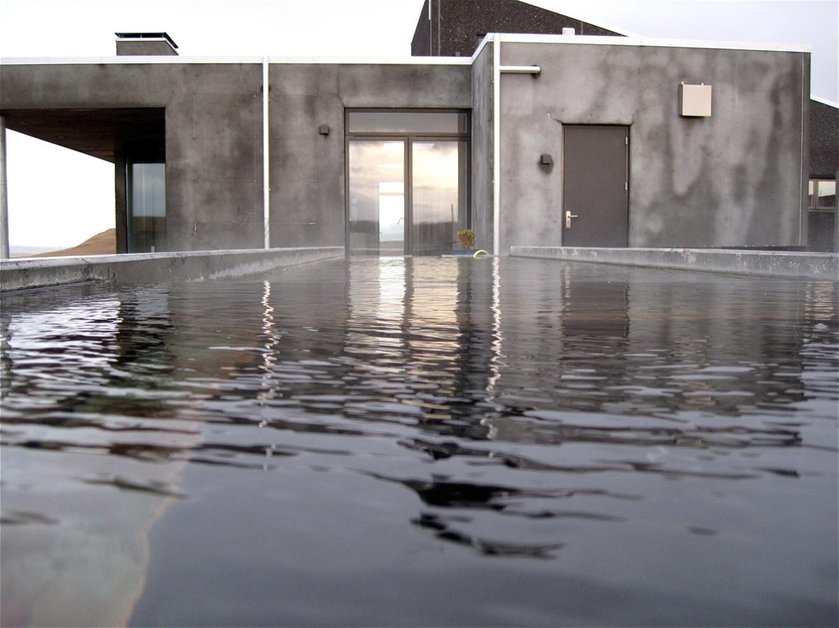 Iceland natural hot spring river