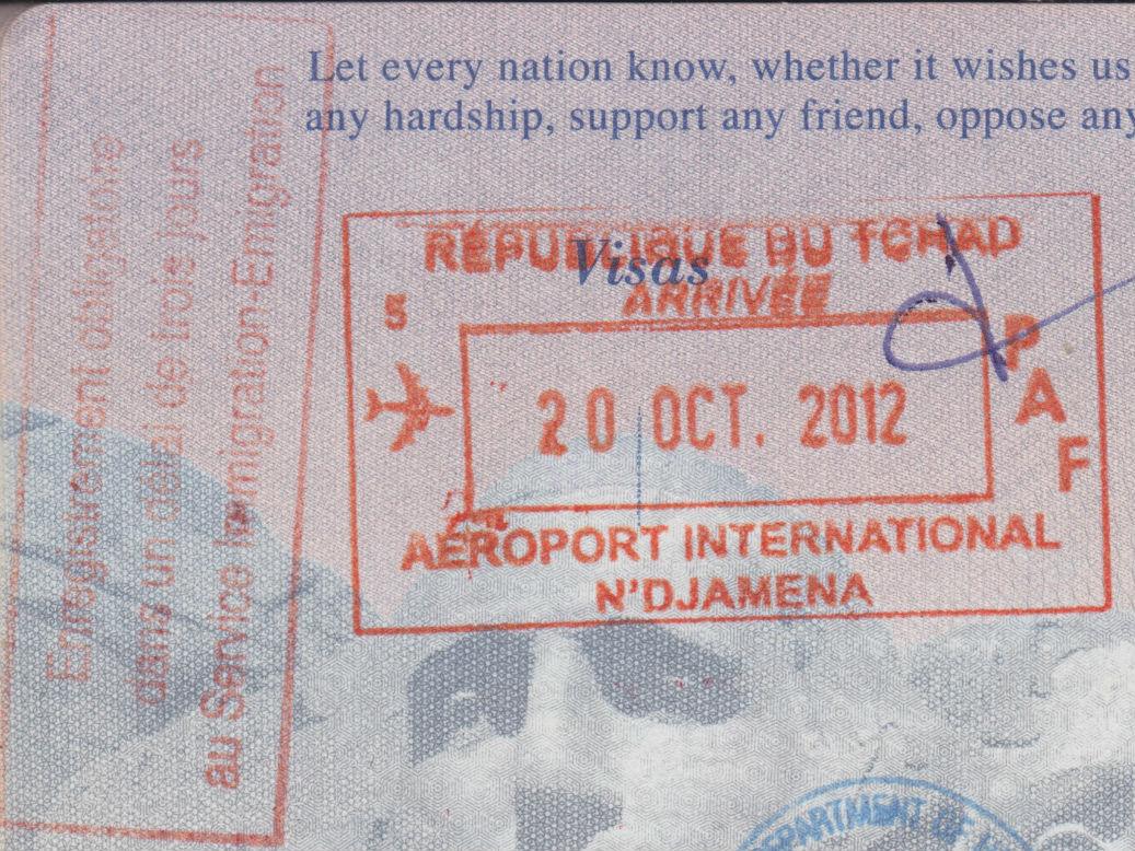 passport stamp travel