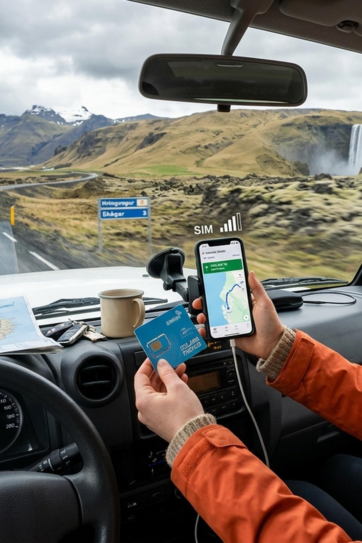 Iceland SIM Card and eSIM Guide for First-Time Ring Road Drivers