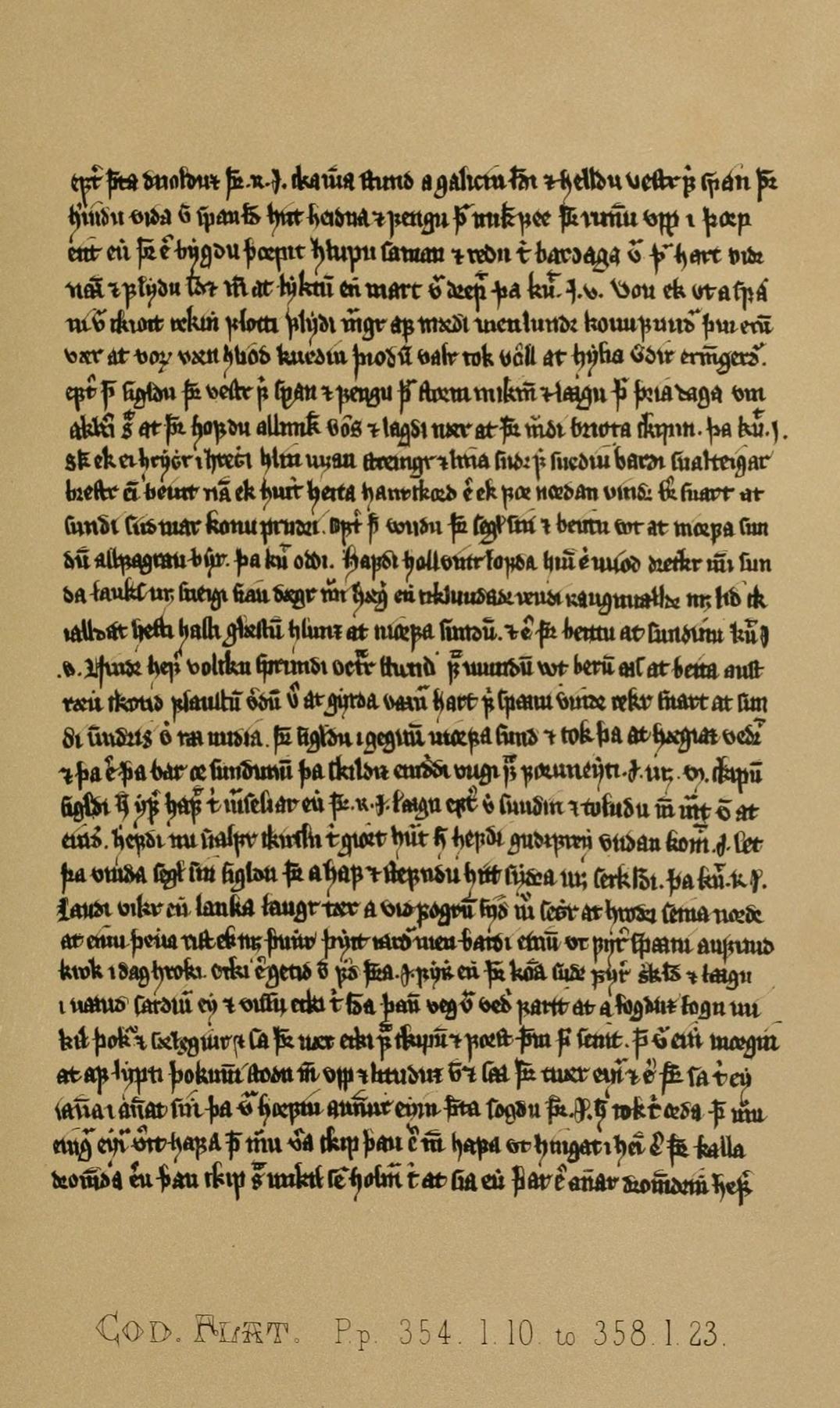 The Icelandic Alphabet: Þ, Ð, Æ, Ö and How to Read Them: Flatey Book Orkneyinga saga