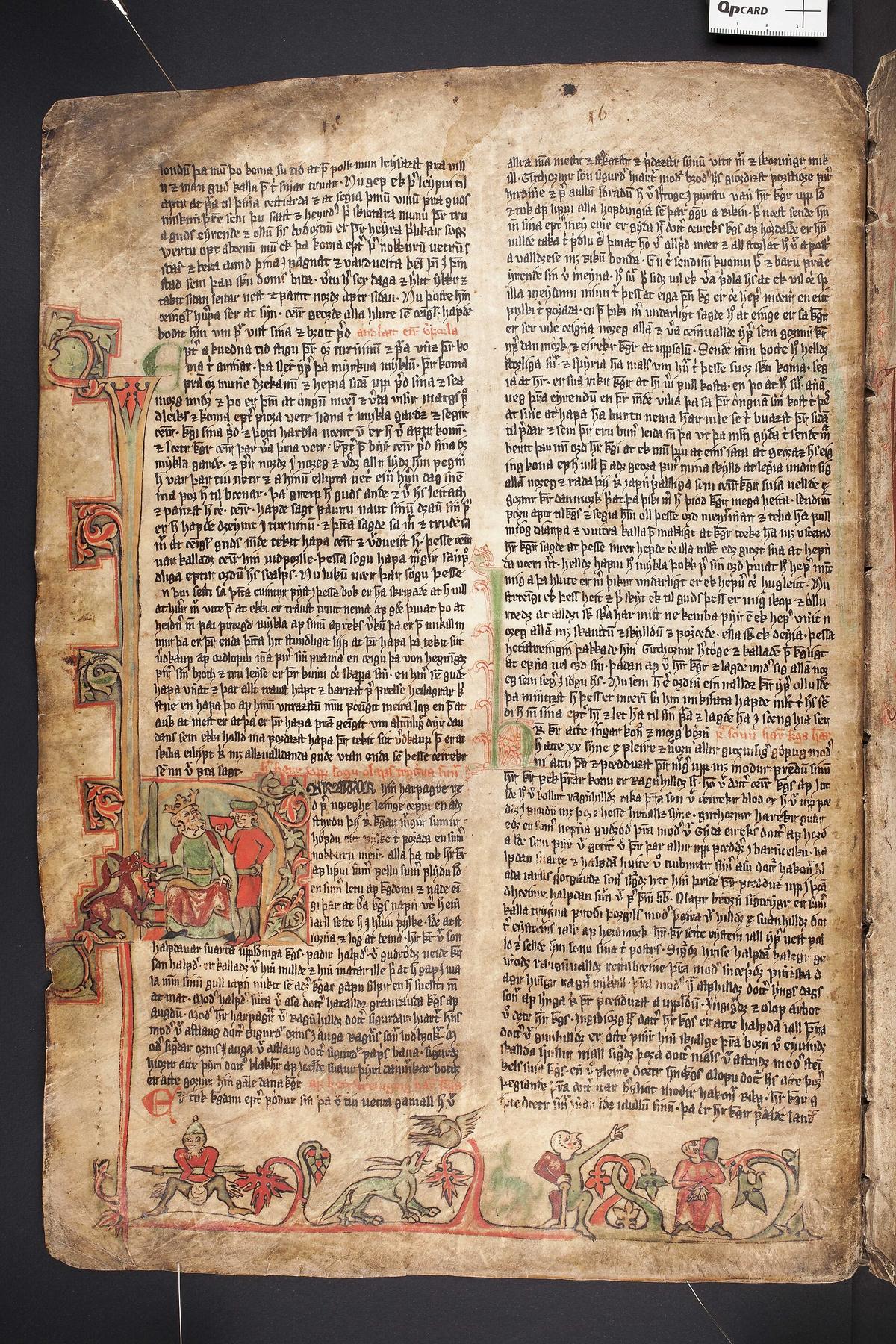 The Icelandic Alphabet: Þ, Ð, Æ, Ö and How to Read Them: GKS fol. 0005v 15