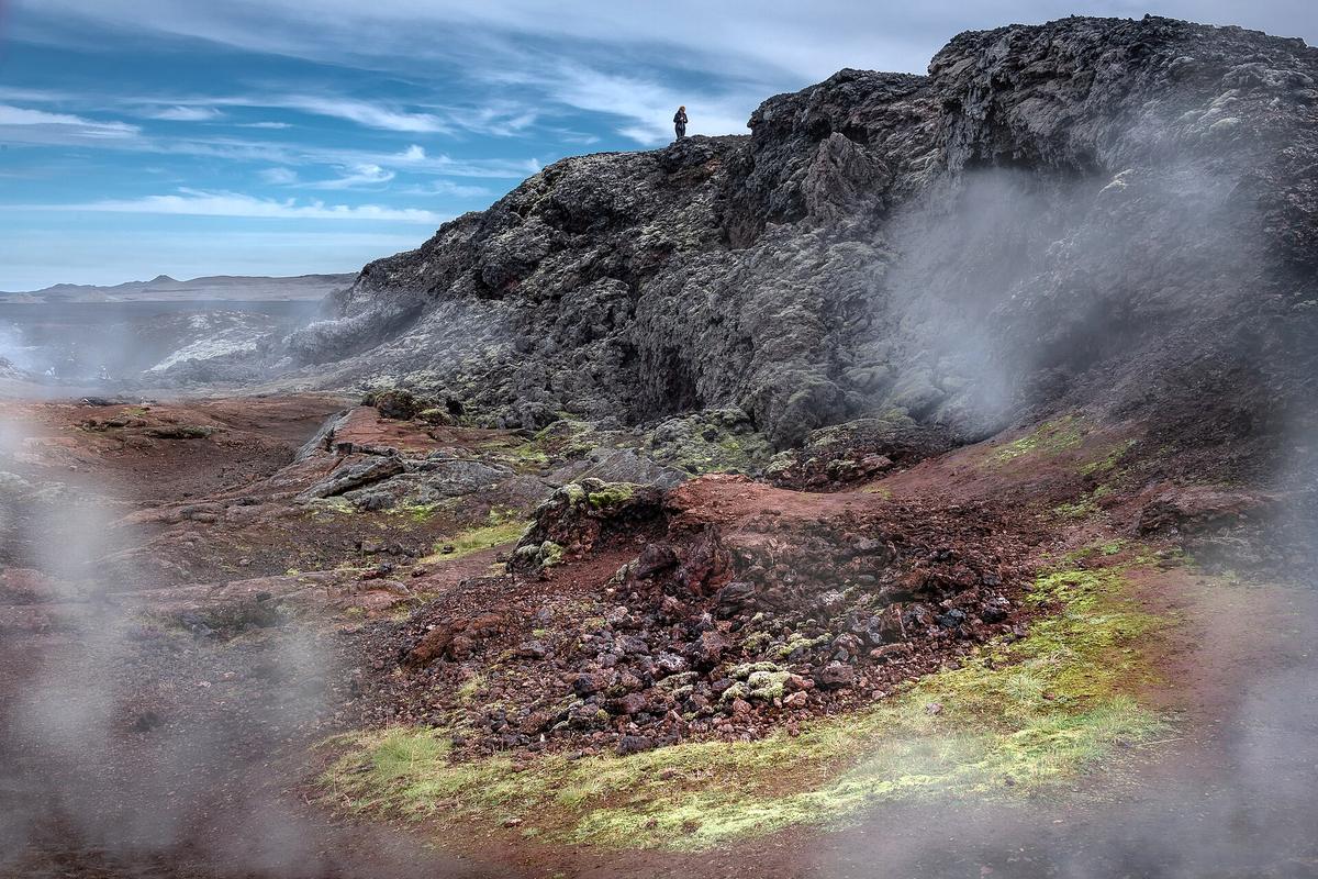 Myvatn geothermal area steam