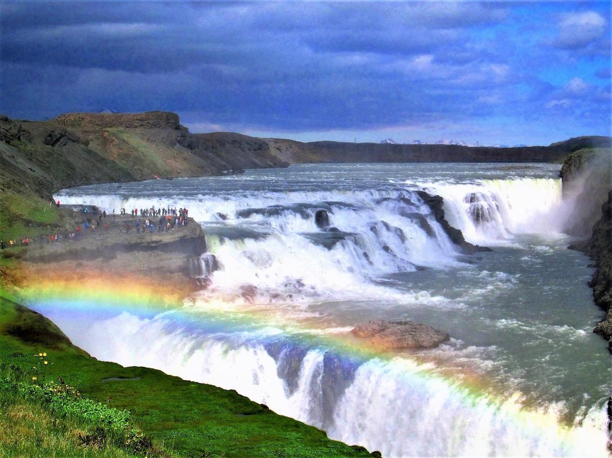 Golden Circle Gullfoss waterfall