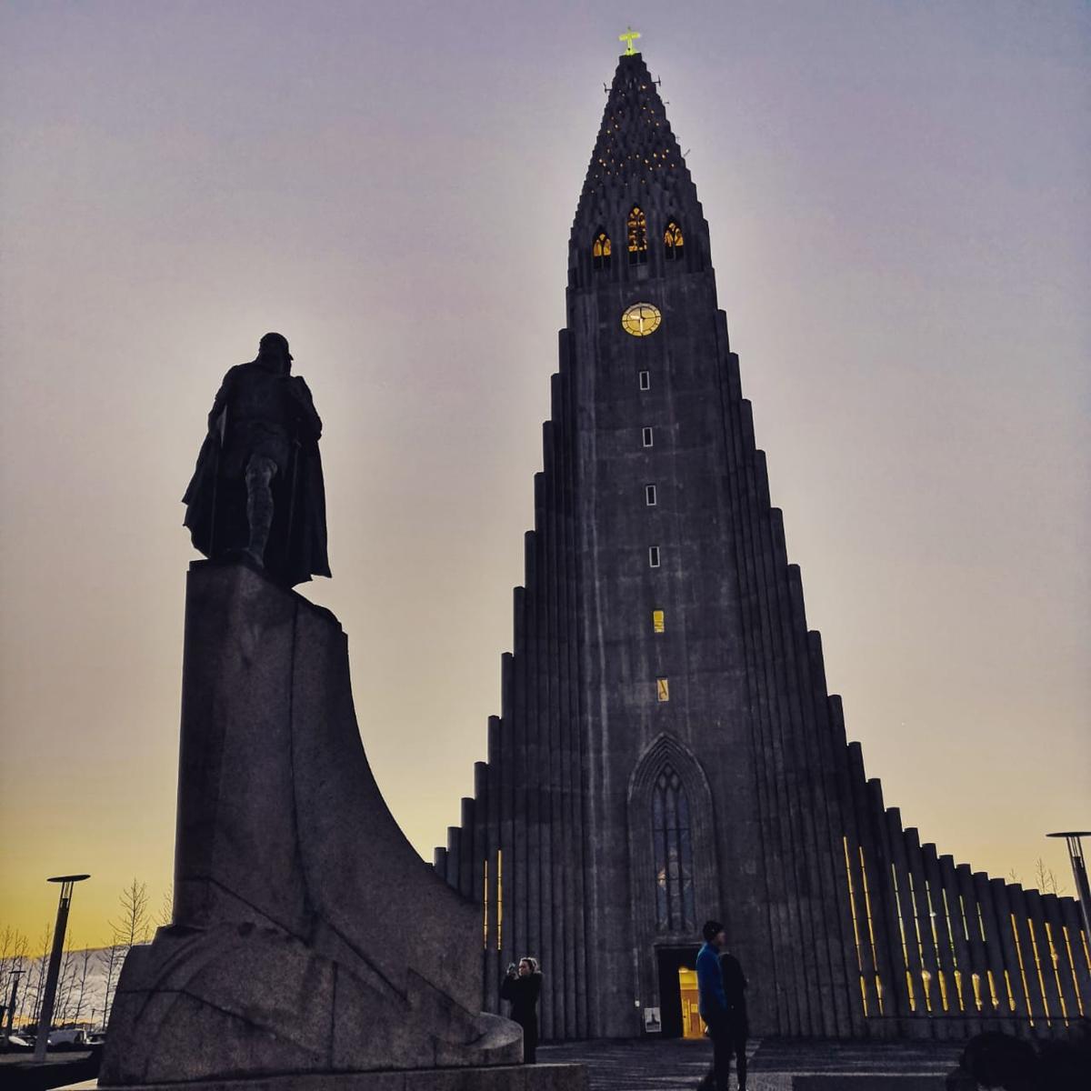 Hallgrimskirkja church Reykjavik