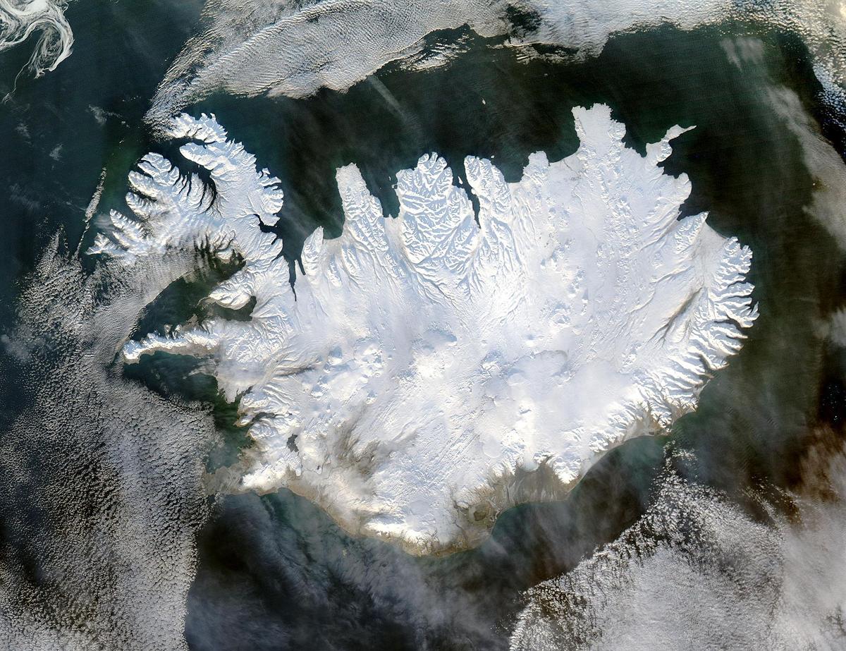 Iceland north fjord landscape