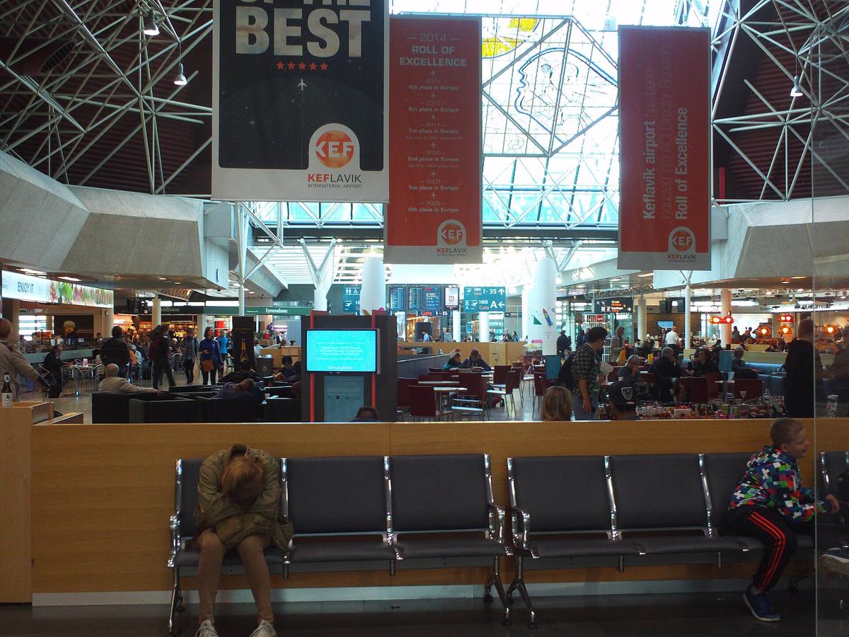 Keflavik airport terminal