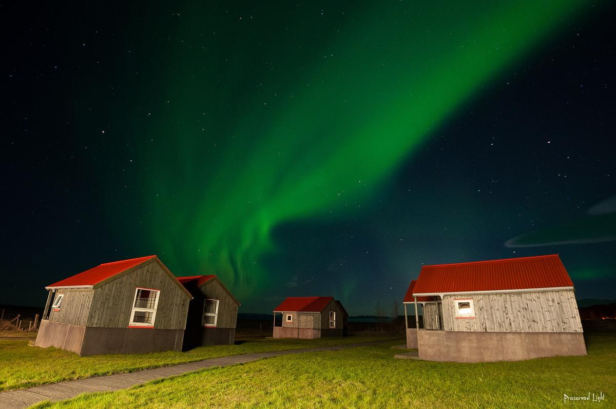 aurora borealis Iceland landscape