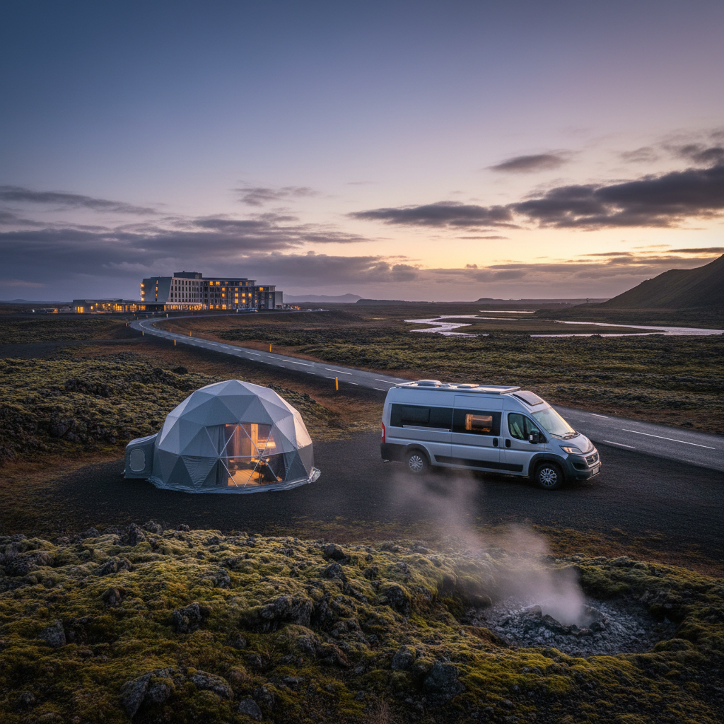 Camping vs hotels on the Ring Road: real 2026 cost comparison